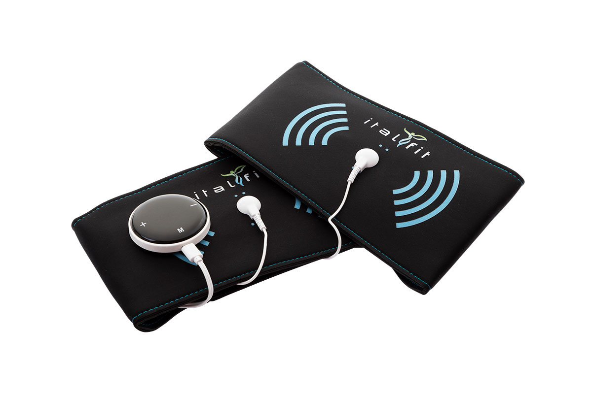 ران بند دکمه‌ای EMS (دو دستگاه تقویت عضلات ران + یک کنترلر)